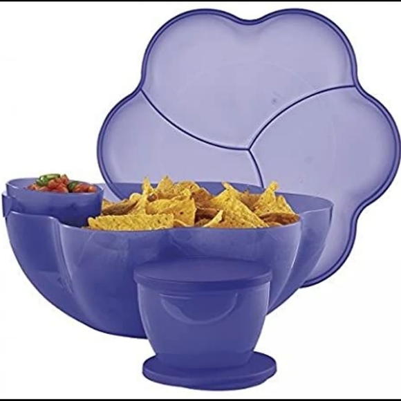 Tupperware Kitchen Tupperware Chip And Dip Set Poshmark